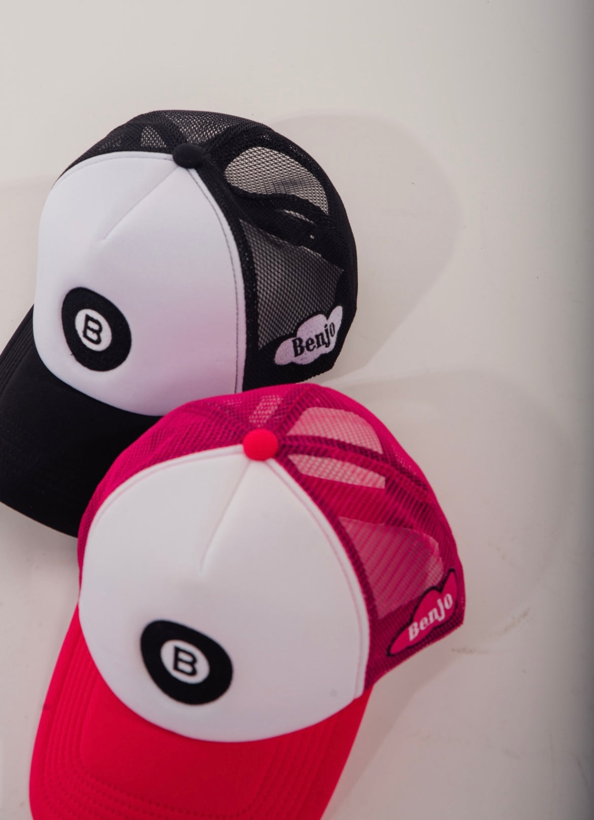 "B" Eight Ball Hat Pink